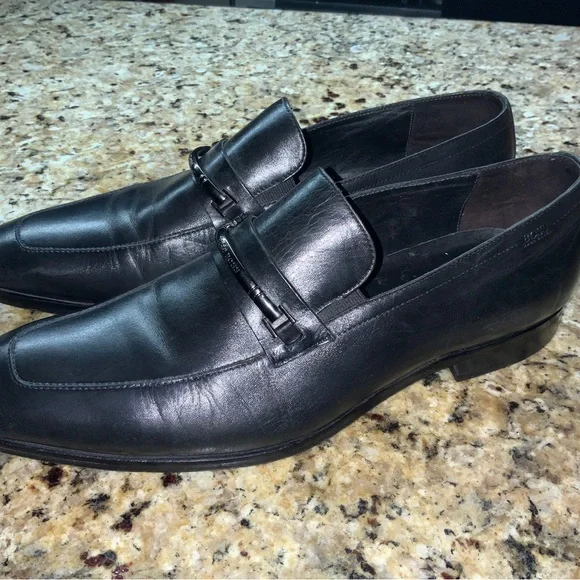 Hugo Boss Shoes Hugo Boss Mens Vero Cuoio Black Leather